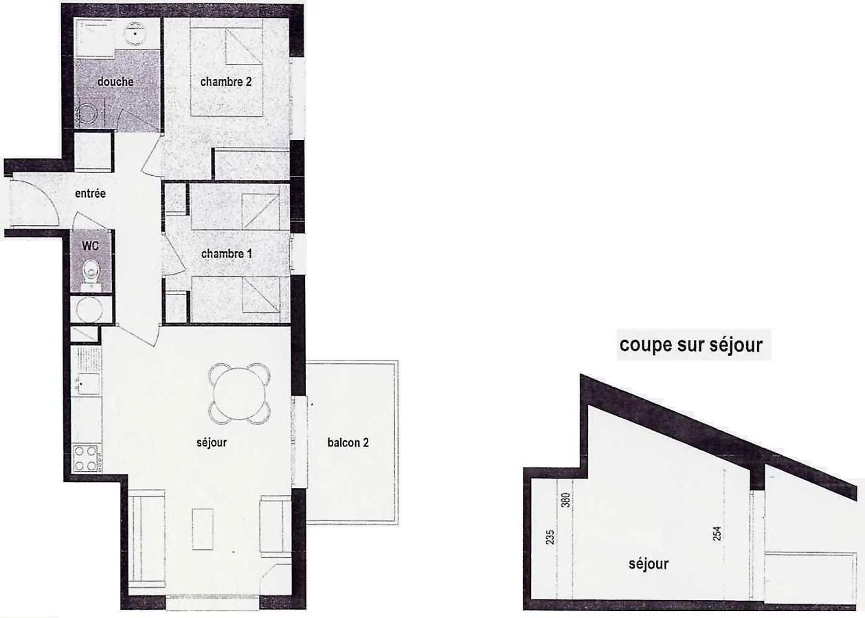 Appartement Pres Du Village, 7 Personnes, 2 Chambres, 1 Mezzanine - Cc08 Beaufort